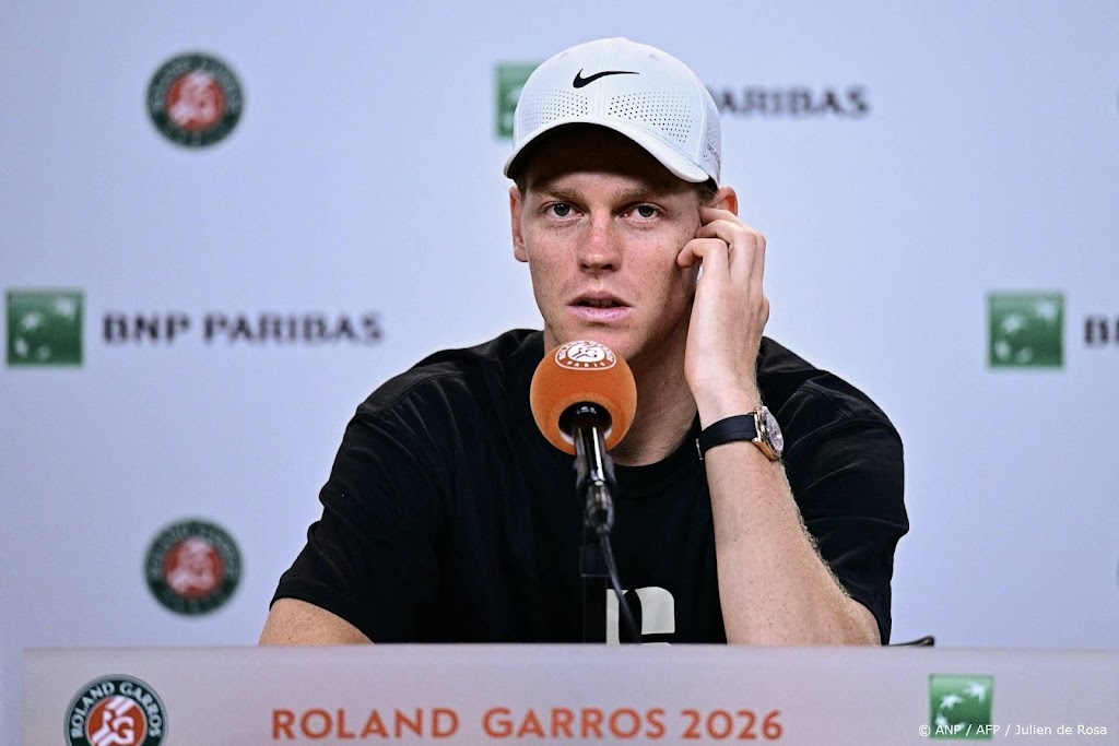 Sinner na uitschakeling op Roland Garros: liep tegen een muur aan