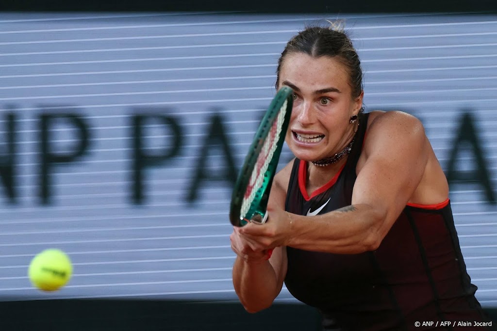 Sabalenka naar derde ronde op Roland Garros