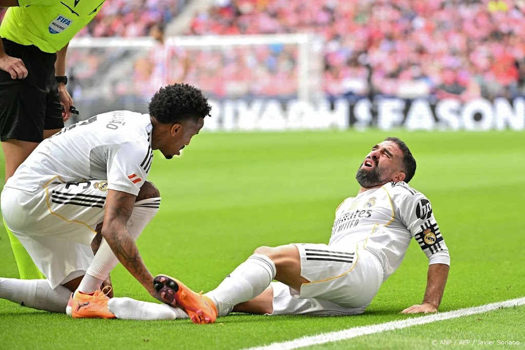 Real Madrid ziet Carvajal wegvallen met kuitblessure