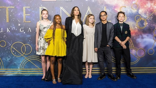 Rode loper is fractie van leven gezin Angelina Jolie