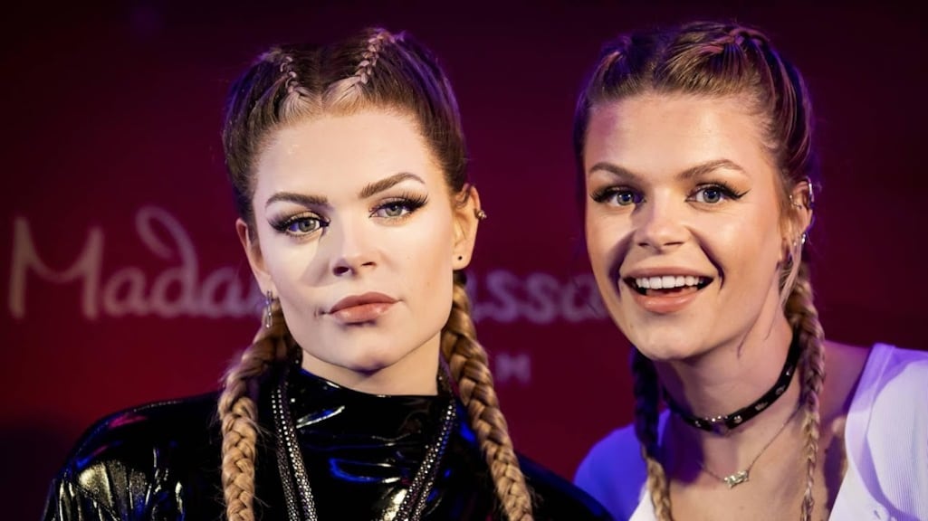 Davina Michelle heeft wassen beeld in Madame Tussauds
