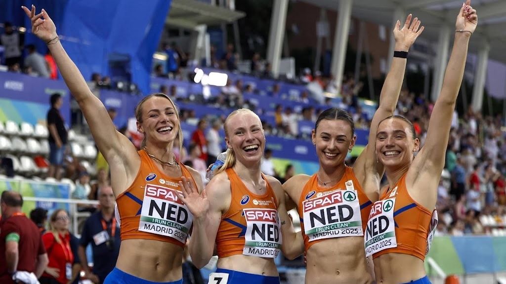 Nederlandse atletiekploeg vierde op EK voor landen