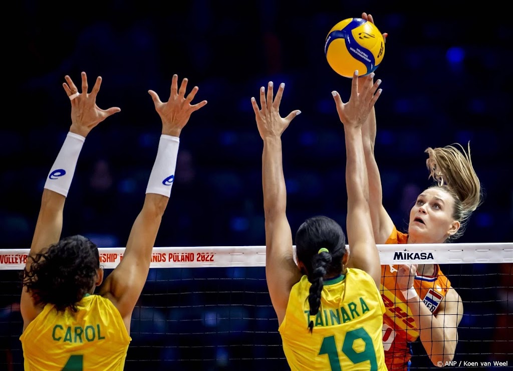 Volleybalsters in Nations League ook onderuit tegen Brazilië