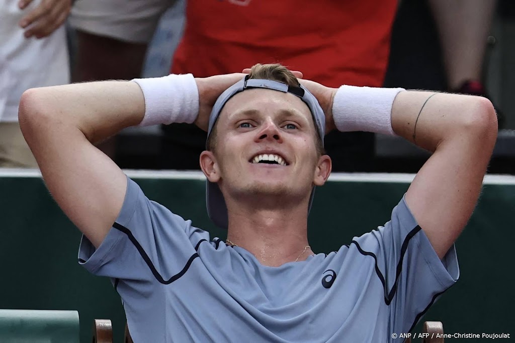 Trotse tennisser De Jong: ik ben er mentaal bij gebleven