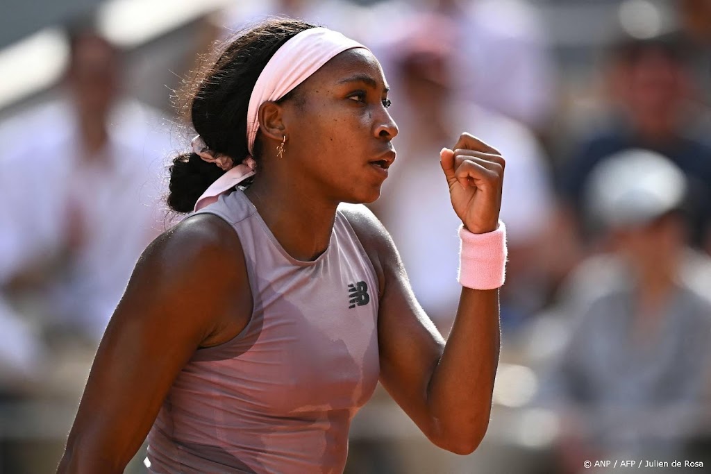 Titelverdedigster Gauff uitgeschakeld op Roland Garros
