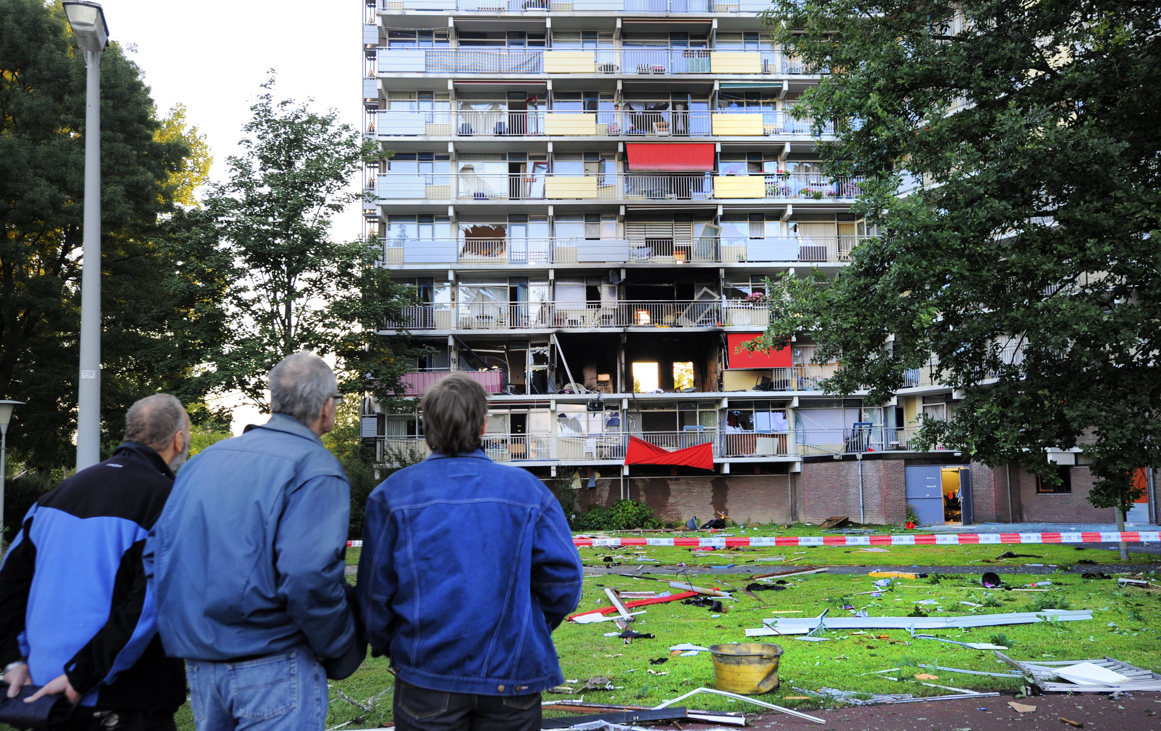 Bewoners geëxplodeerde flat naar ander huis