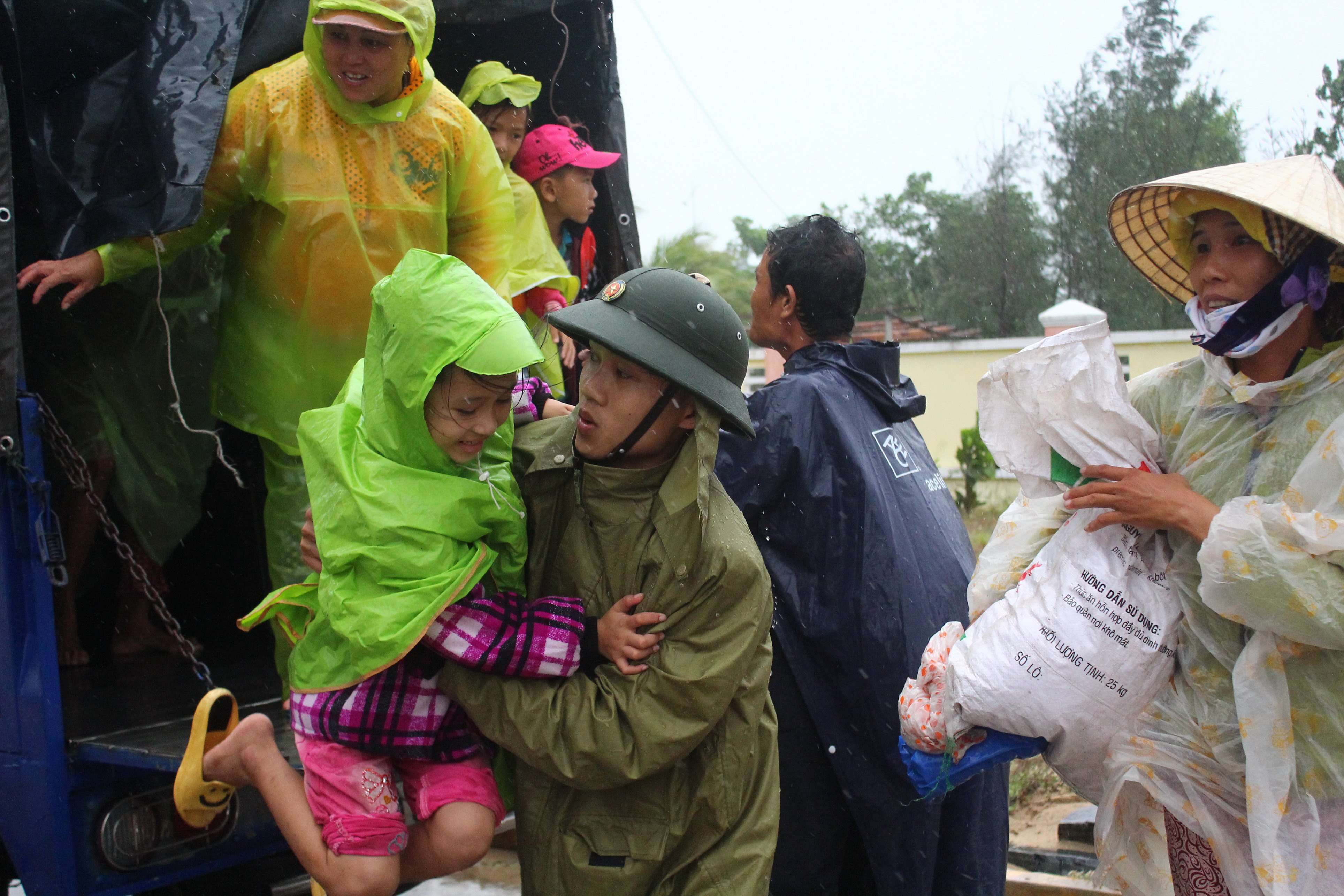 Tyfoon Haiyan bereikt Vietnam als tropische storm