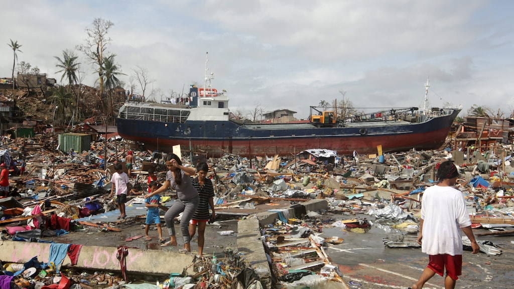 Totale verwoesting Filipijnen