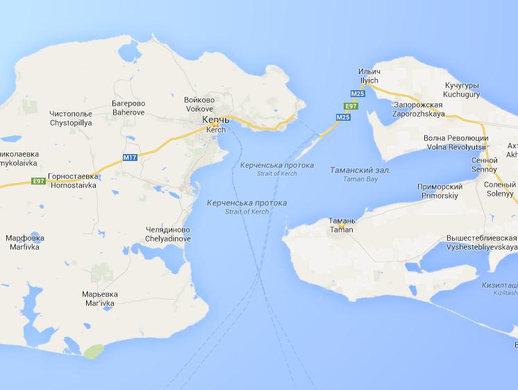 Rusland bouwt brug naar Krim