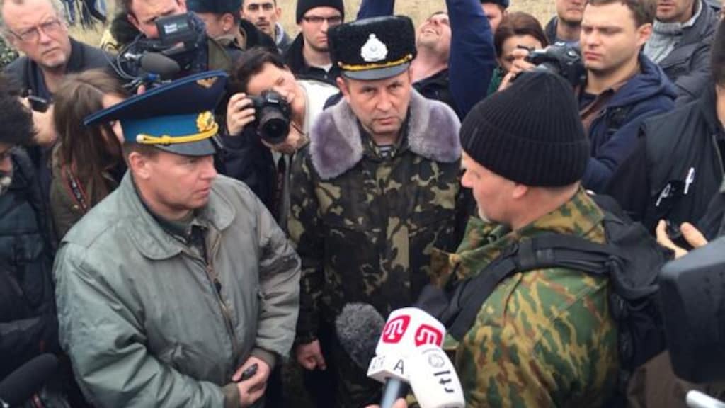 Oekraïense bevelhebber op Belbek: 'Ik ga nergens heen'