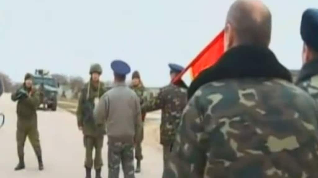 Schoten op de Krim; 'Schiet dan schoft!'