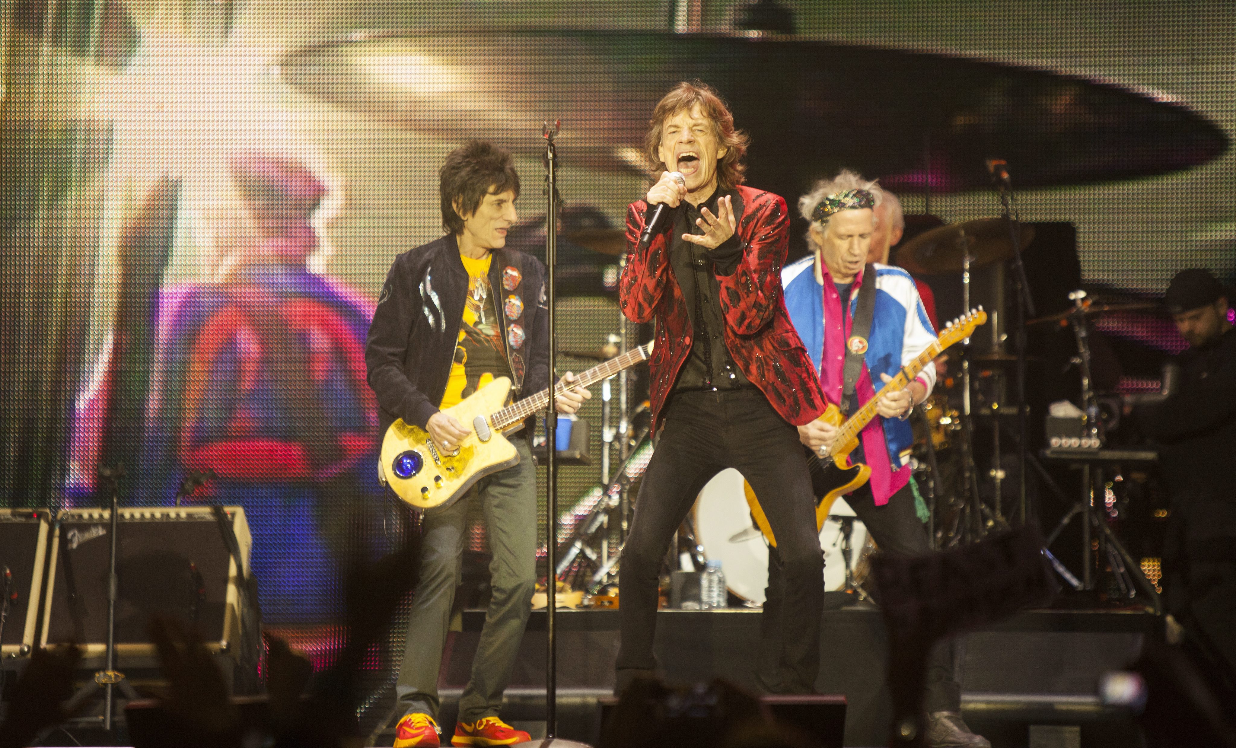 The Rolling Stones geland in Nederland