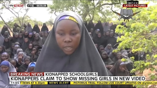 Boko Haram toont beelden ontvoerde meisjes Nigeria