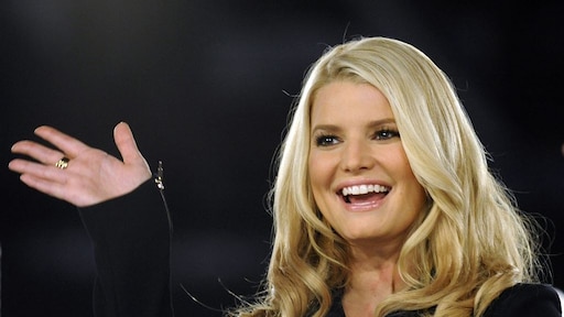 Foto's: Jessica Simpson doet Fifty Shades