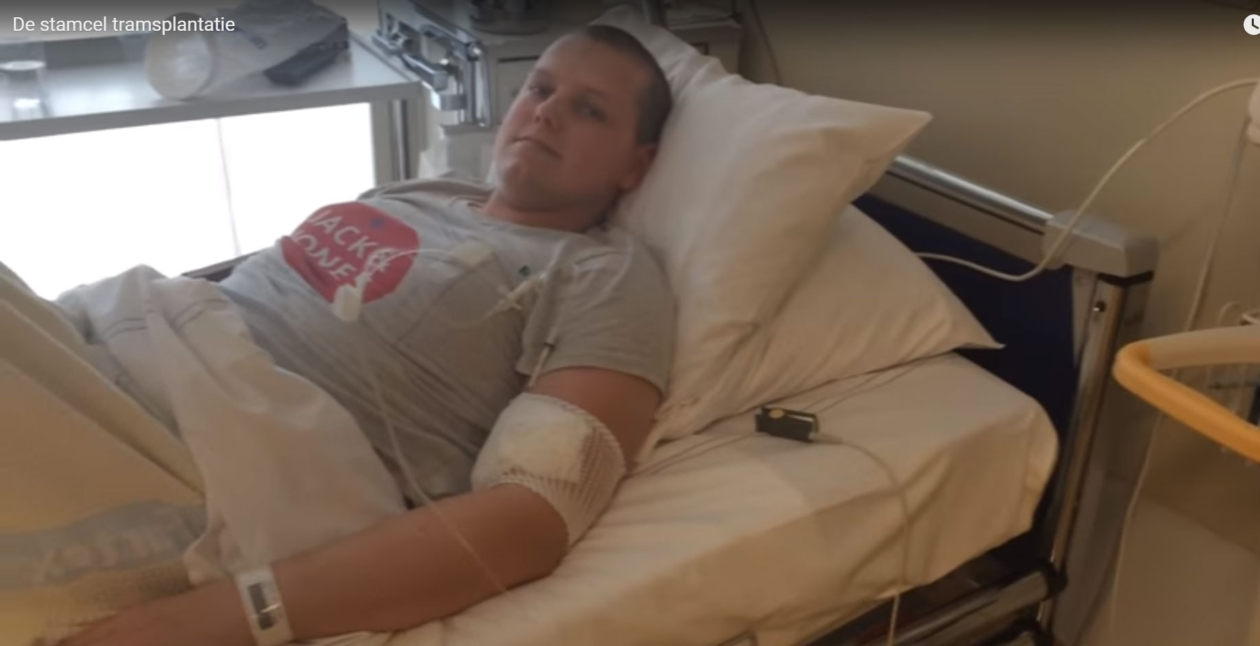 Stamceltransplantatie is Sanders laatste hoop: 'Dit moet m'n leven redden'