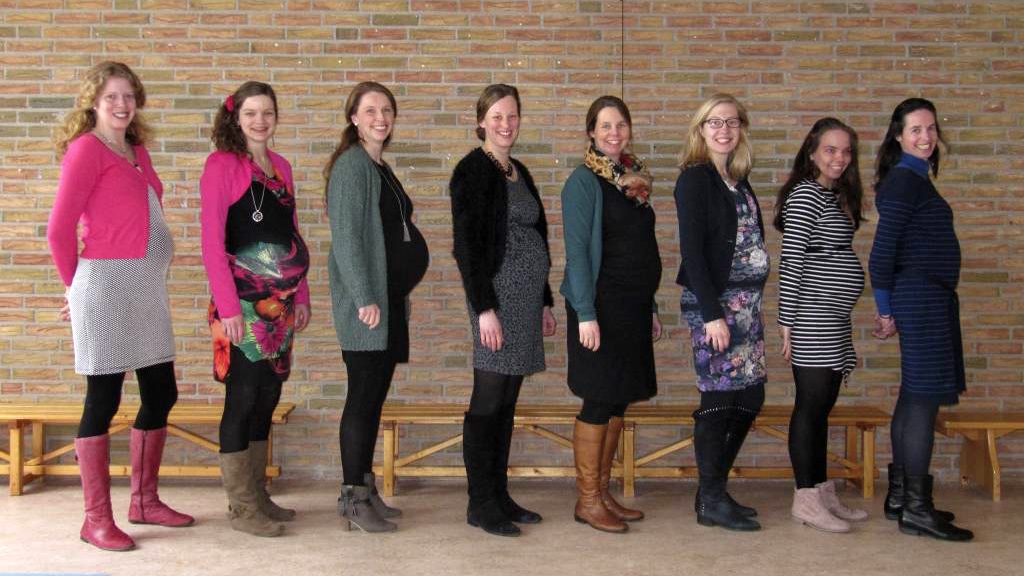 Acht juffen tegelijkertijd zwanger op één school