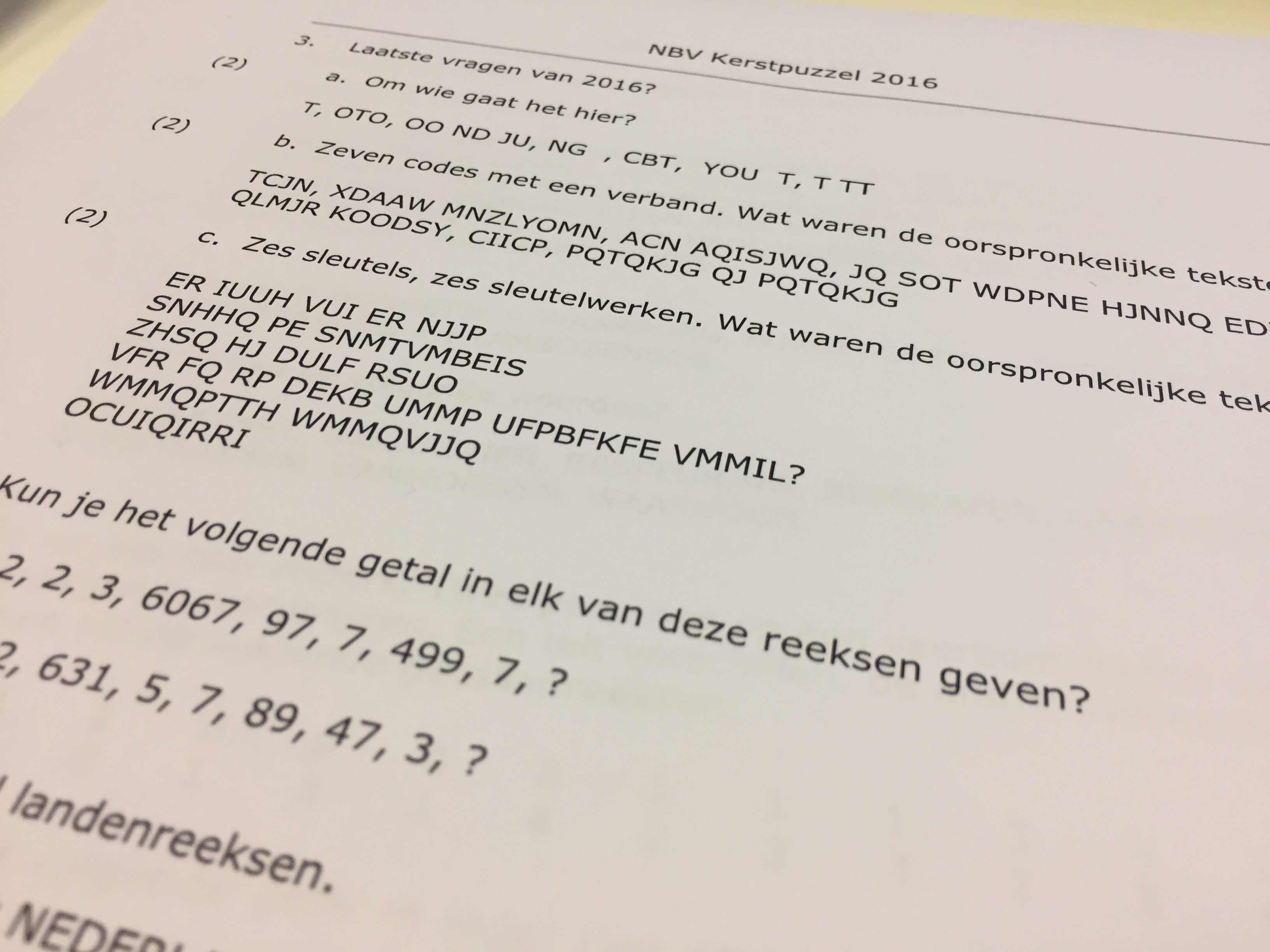 Moeilijkste puzzel van het jaar is er nu ook voor scholieren