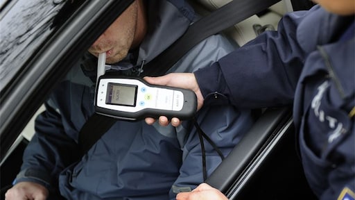 Veel meer mensen betrapt op rijden onder invloed