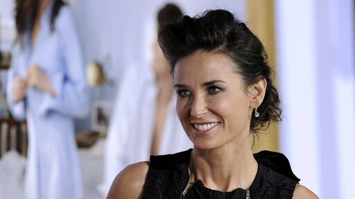 Demi Moore met dochter in serie Empire