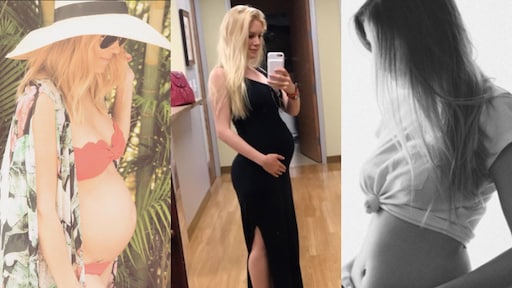 Foto's: Drie The Hills-sterren tegelijk zwanger