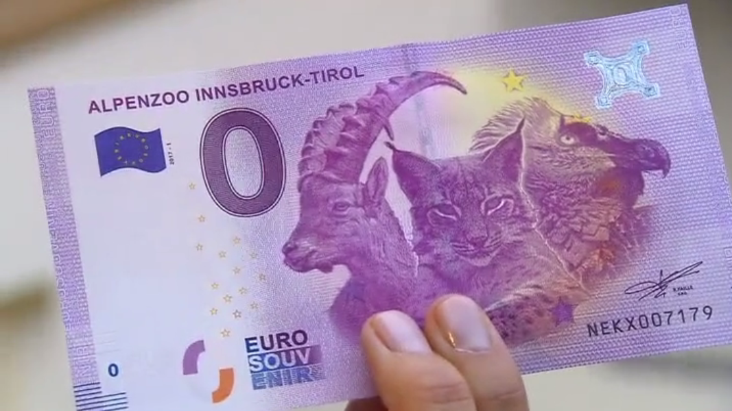 Er is een officieel 0-eurobiljet, en mensen betalen er flink voor
