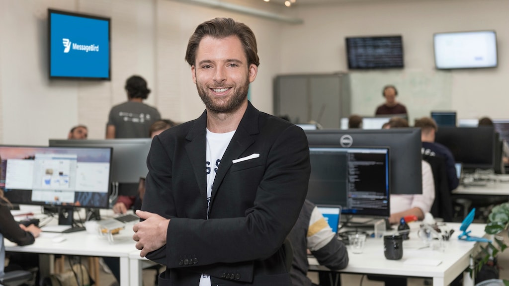 Robert Vis van sms-dienst Messagebird.
