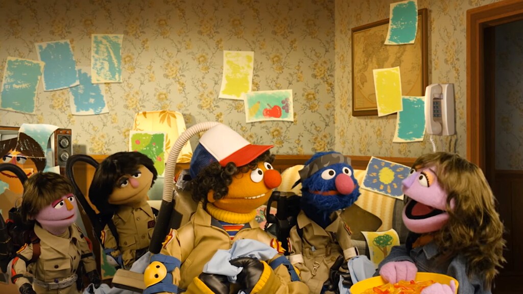 Sesamestreet maakt hilarische parodie op Netflix-hit Stranger Things