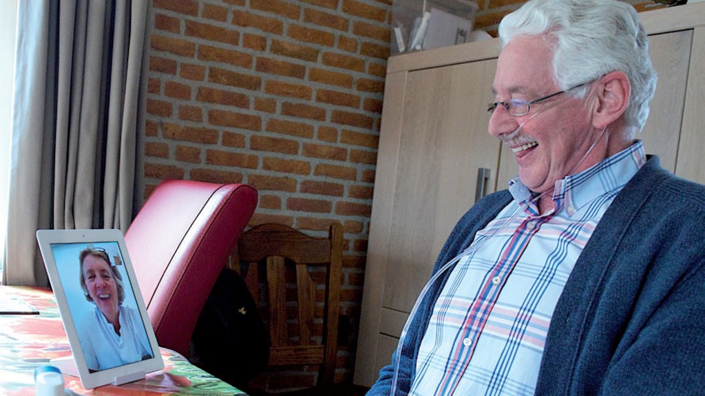 COPD-patiënt Joop (65) minder vaak naar het ziekenhuis door nieuwe thuistest