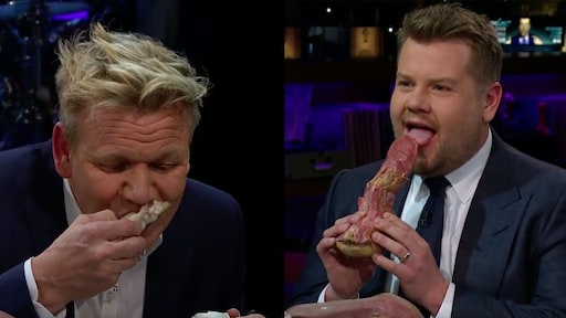 Gordon Ramsay serveert sprinkhanen met mosselsap
