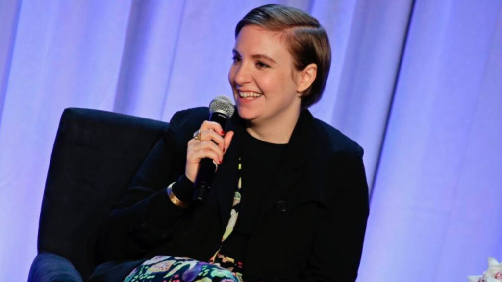 Lena Dunham kijkt uit op Twitter