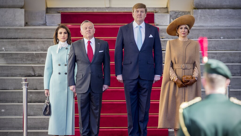Jordaanse royals bezoeken Willem-Alexander en Máxima