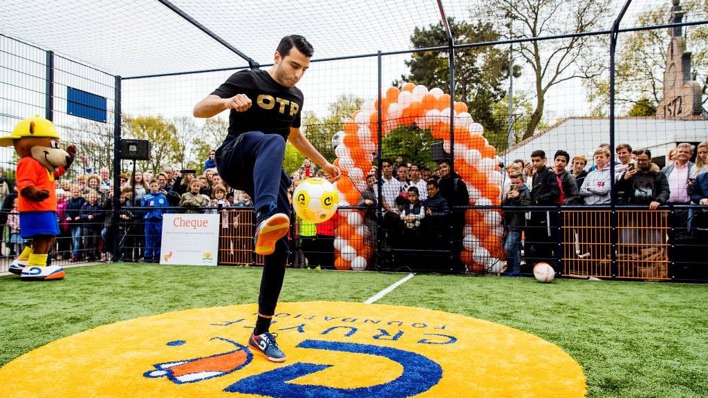 Soufiane Touzani op Nationale Sport Expo