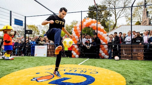 Soufiane Touzani op Nationale Sport Expo