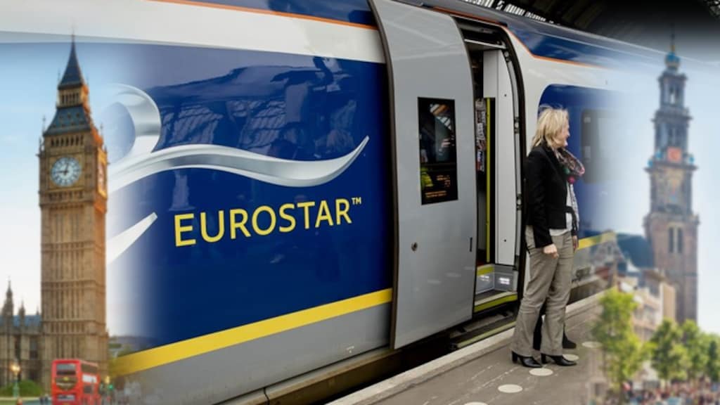 In 3 uur en 40 minuten van Londen naar Amsterdam: de nieuwe Eurostar-trein rijdt