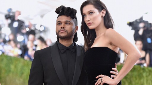 'The Weeknd en Bella zoenend op Coachella'