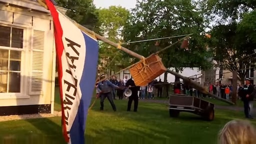 Dierenorganisaties doen opnieuw aangifte om haan in mast Schiermonnikoog