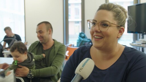 Door een paar theelepels pindakaas krijgt baby Job geen pinda-allergie