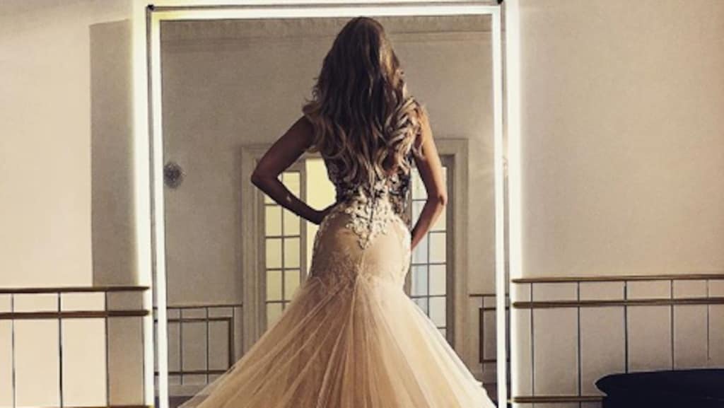 Sylvie Meis past trouwjurk