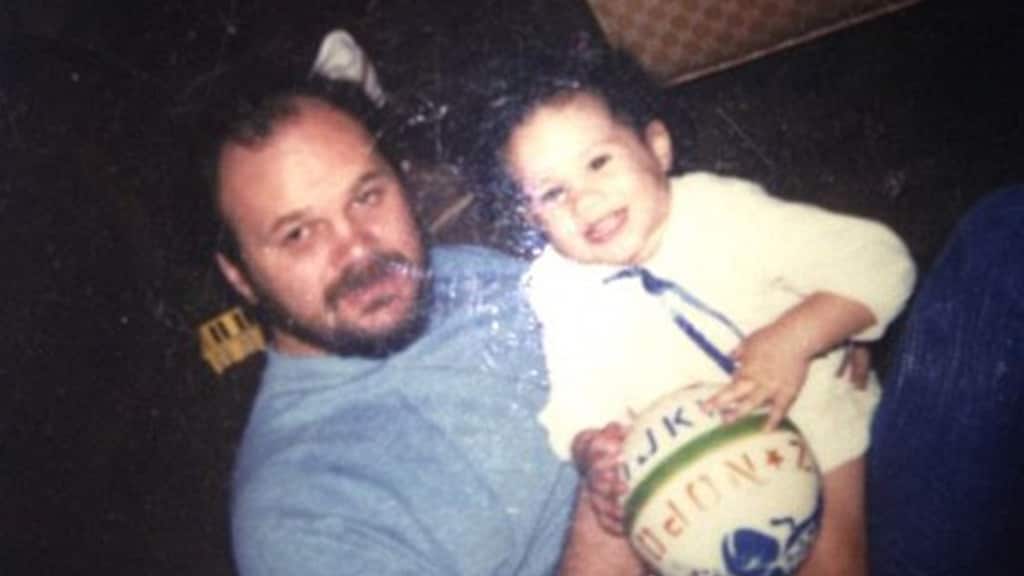 Meghan en haar vader Thomas