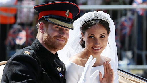 James Corden: 'Bloemen Harry en Meghan ramp'