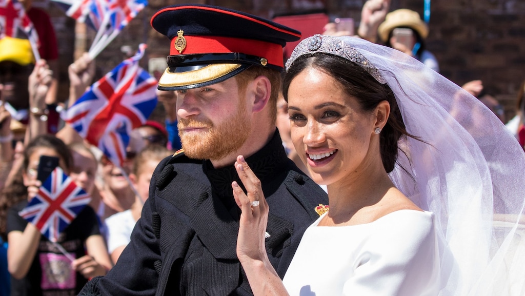 Dit fluisterde Harry tegen Meghan