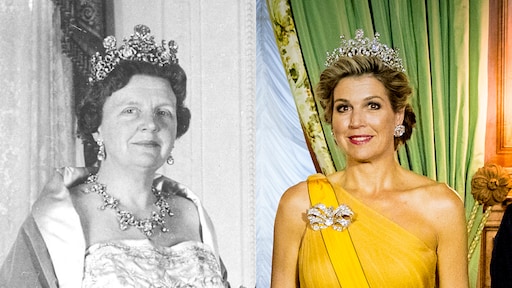 Koningin Máxima gespot met super-diadeem
