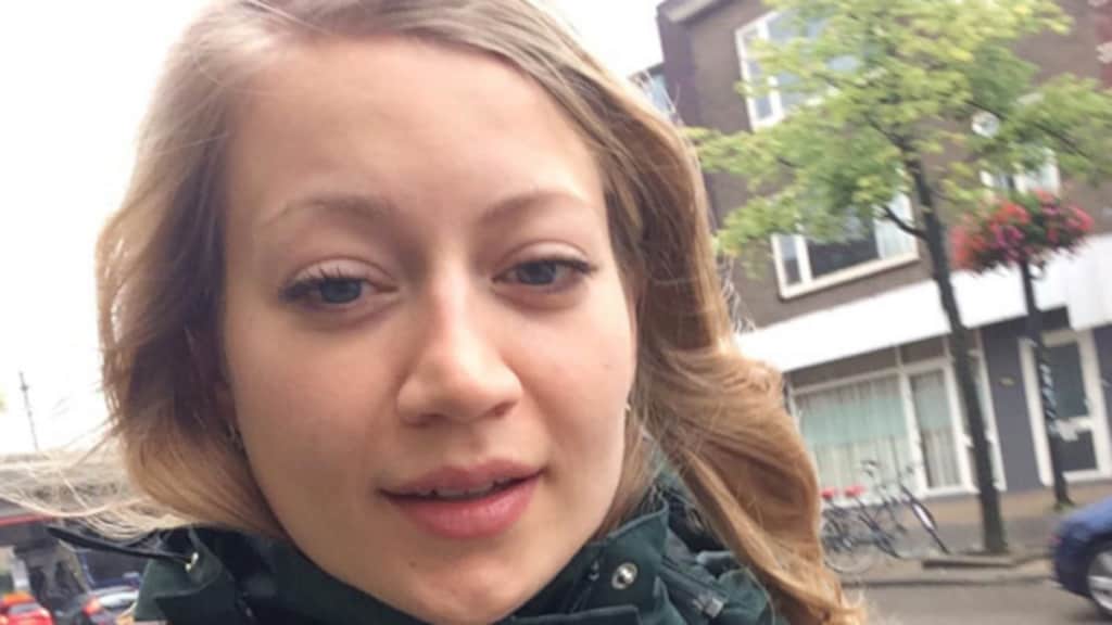 Anne Faber vlak voor ze verdween