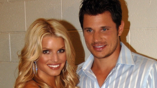 Heerlijk lachen om kibbelende Jessica Simpson en Nick Lachey