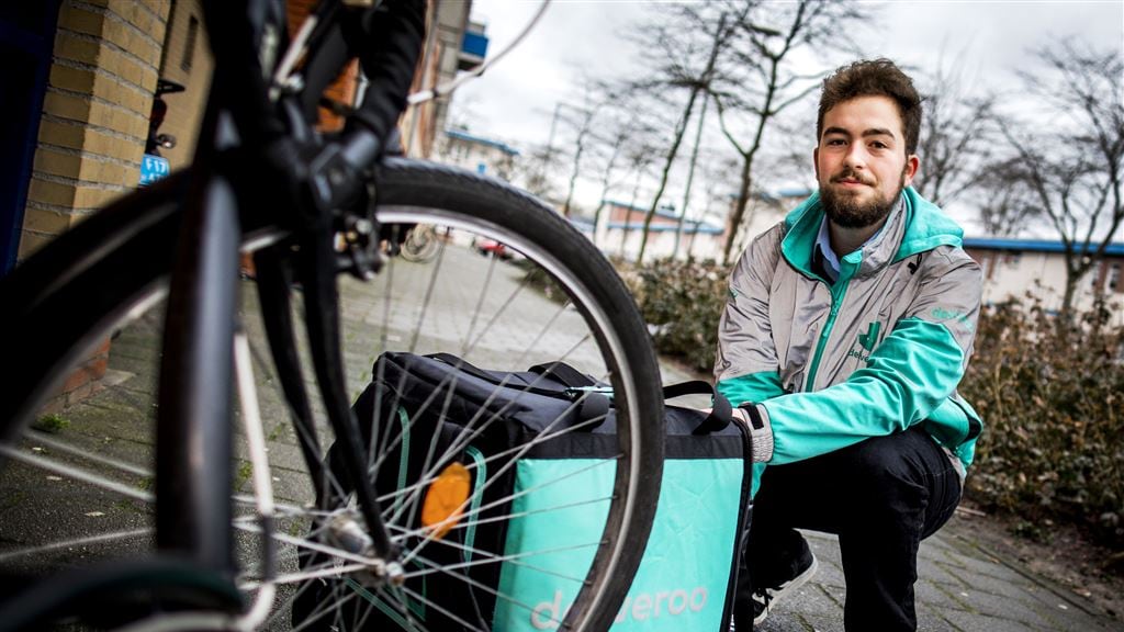 Deliveroo wint rechtszaak van maaltijdbezorger Sytze