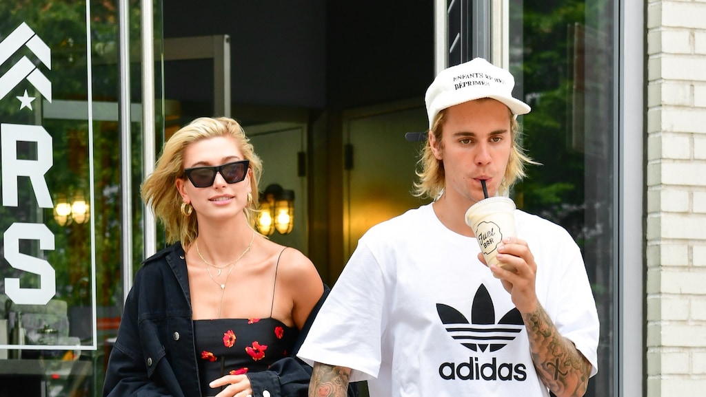 Justin Bieber en Hailey Baldwin in tranen
