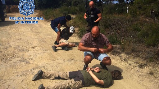 Spaanse politie verspreidt beelden van arrestatie Jos B.