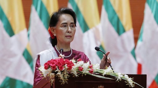 Myanmarese leider Suu Kyi mag Nobelprijs voor de Vrede houden