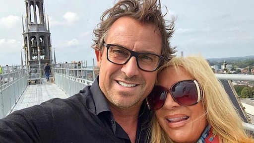 Mary Borsato met zoonlief Marco op pad