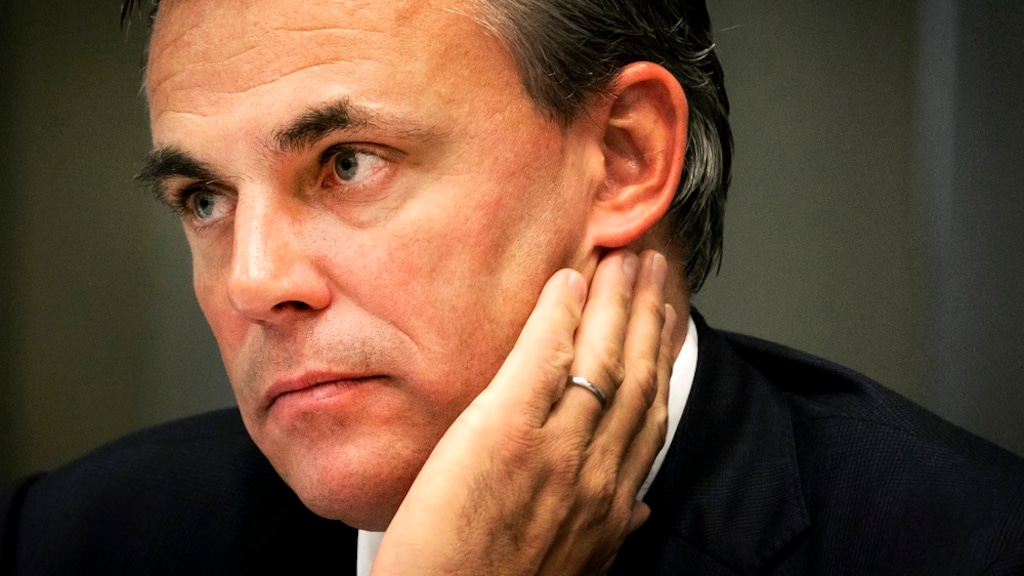 Toenmalige staatssecretaris Mark Harbers. Nu is Harbers Kamerlid van de VVD.